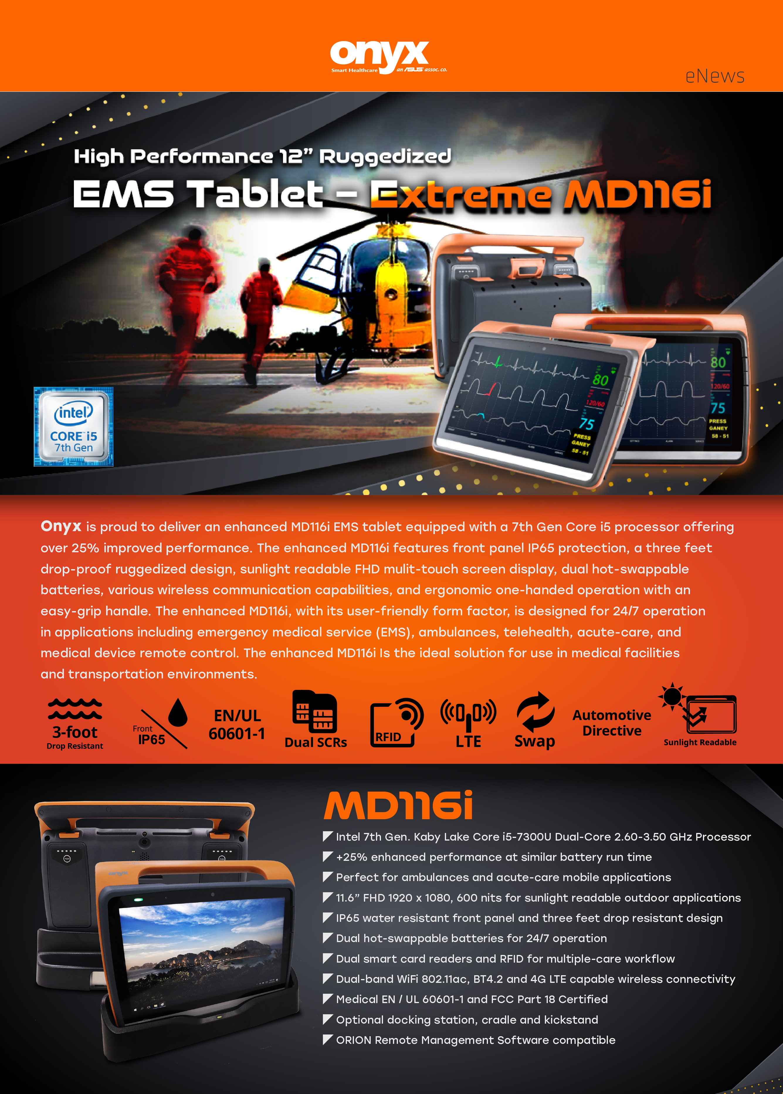 EMS tablet