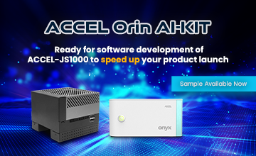 AI Development Kit is ready for software development of ACCEL-JS1000 to speed up your product launch