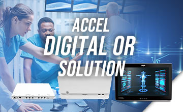 Onyx ACCEL Digital OR solution provides video and audio integration for medical devices! 