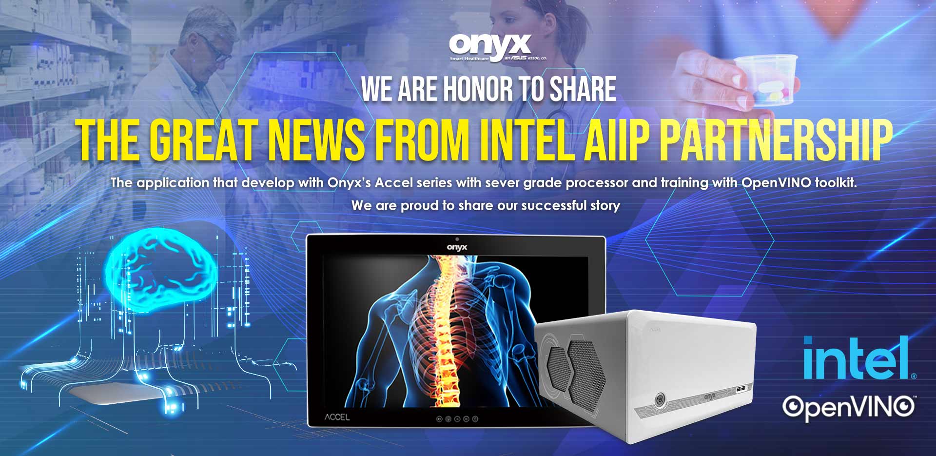 We are honor to share the great News from intel AIIP partnership