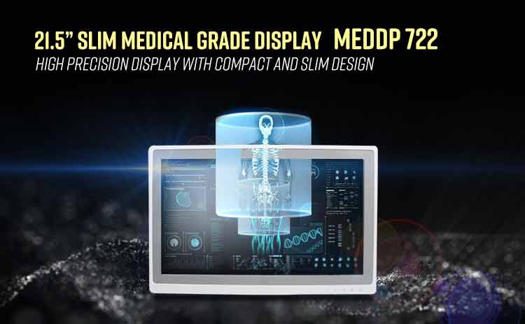 21.5” Slim Medical Grade Display-MEDDP 722