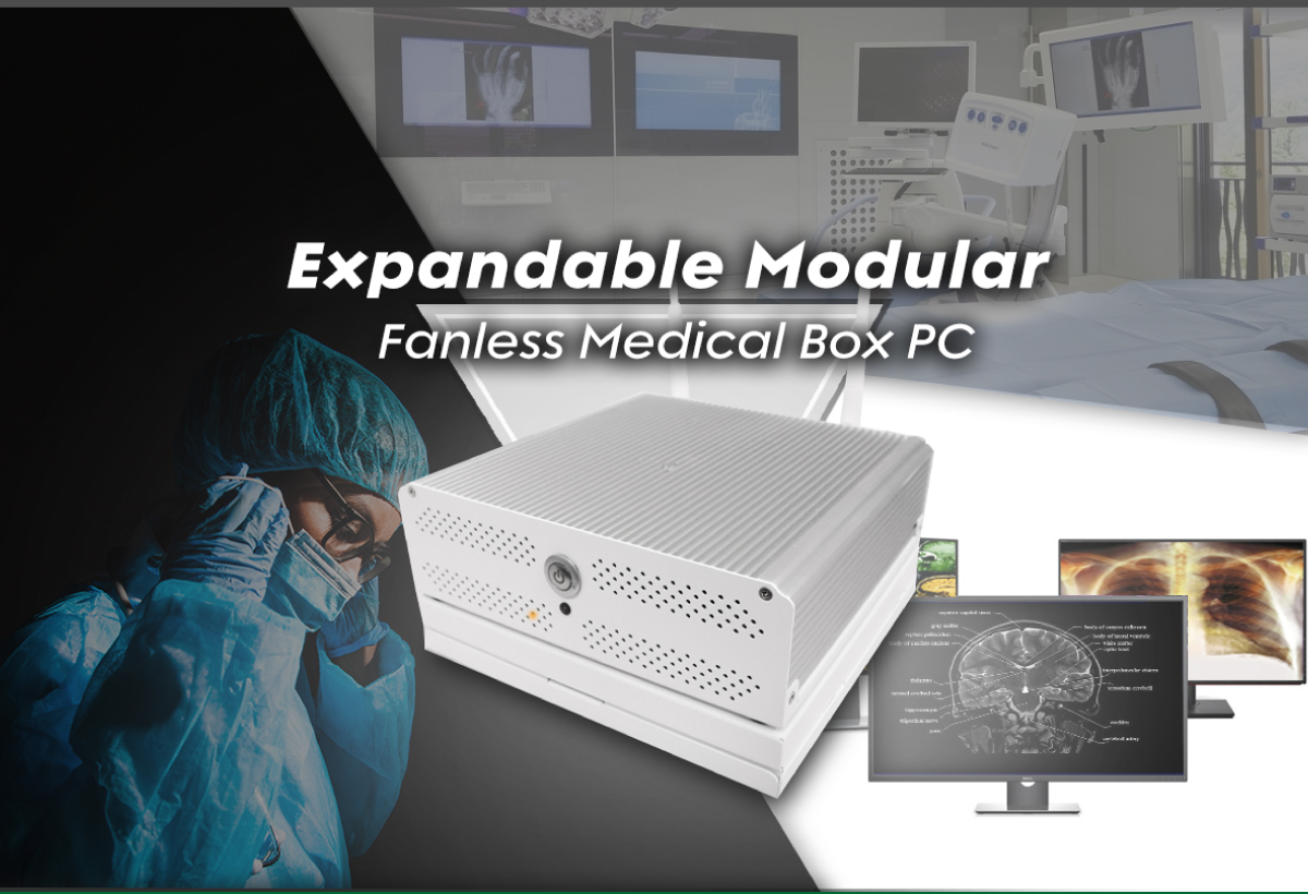  Expandable Modular Fanless Medical Box PC