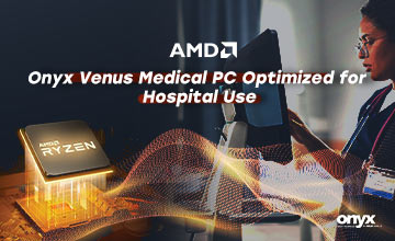 Onyx Venus medizinischer PC für den Einsatz im Krankenhaus optimiert 