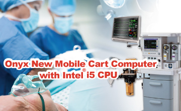 Onyx New Mobile Cart Computer with Intel i5 CPU